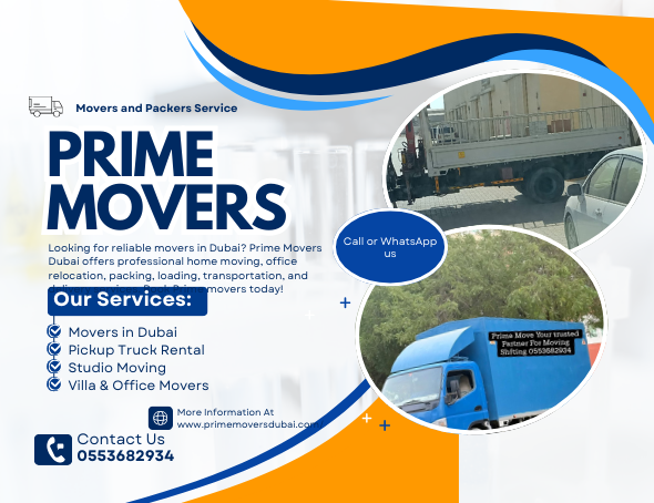 Prime Movers Service Moving Company Dubai